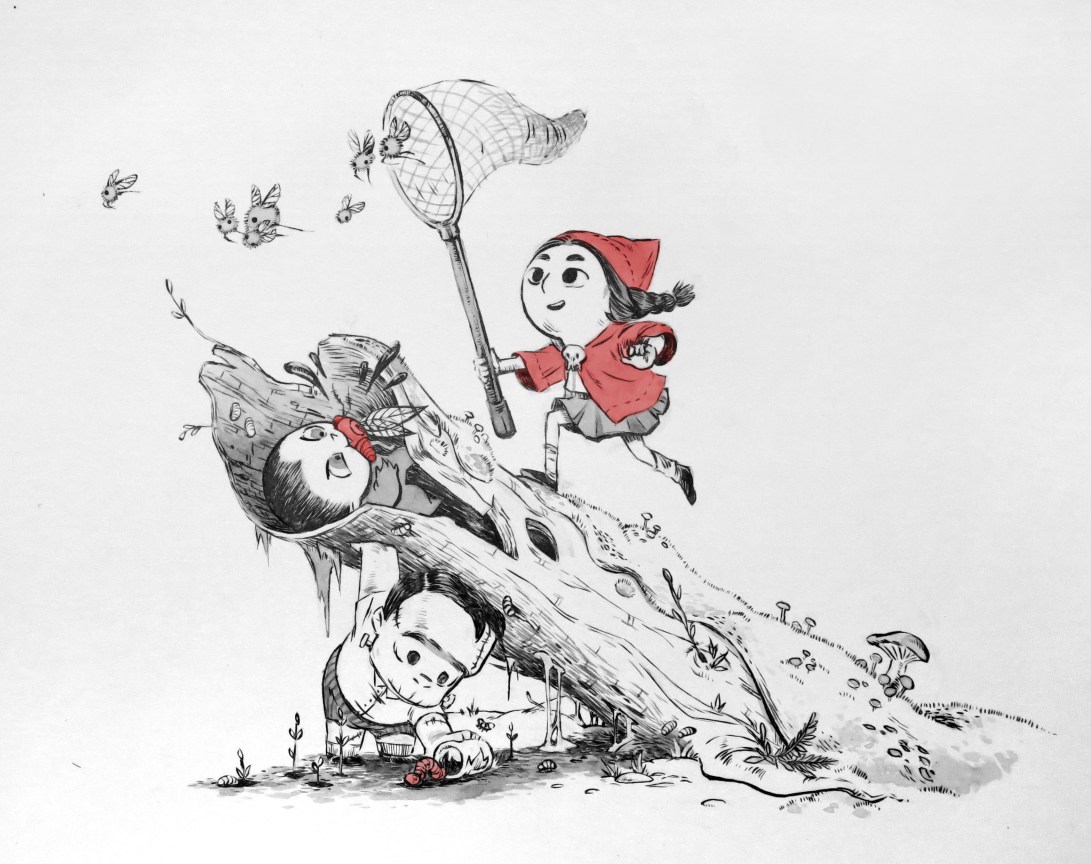 Cute and Creepy 8 red