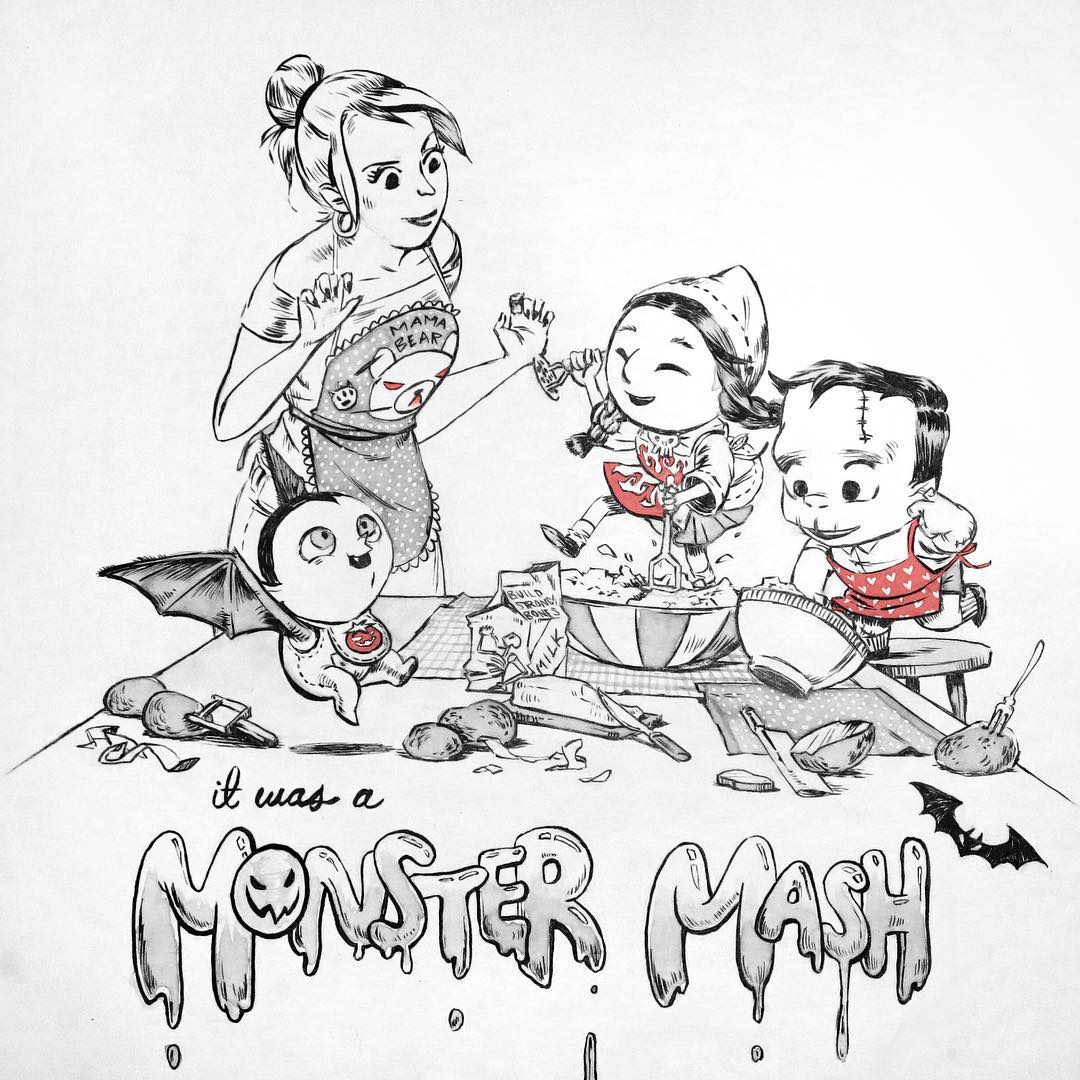 Cute and Creepy 9 red